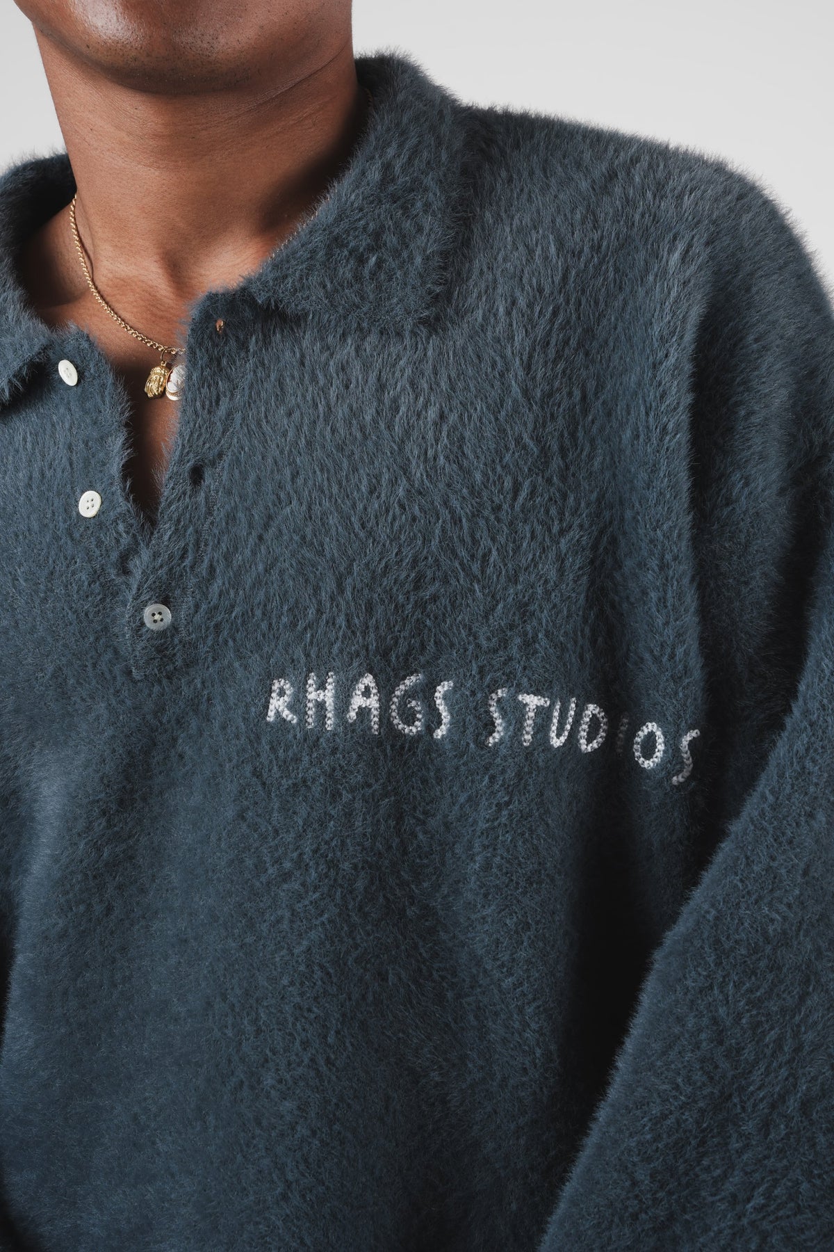 RHAGS STUDIOS MOHAIR KNIT SWEATER