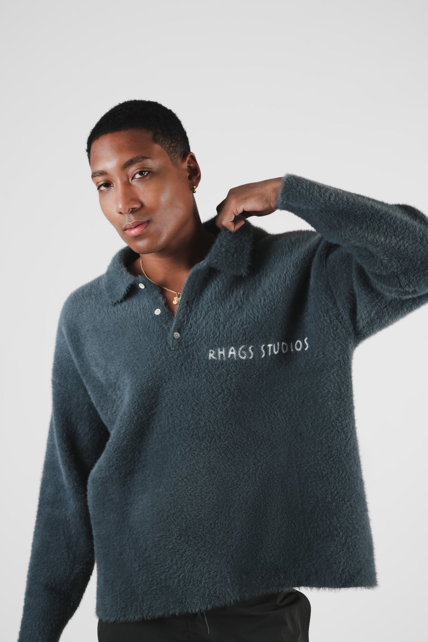 RHAGS STUDIOS MOHAIR KNIT SWEATER