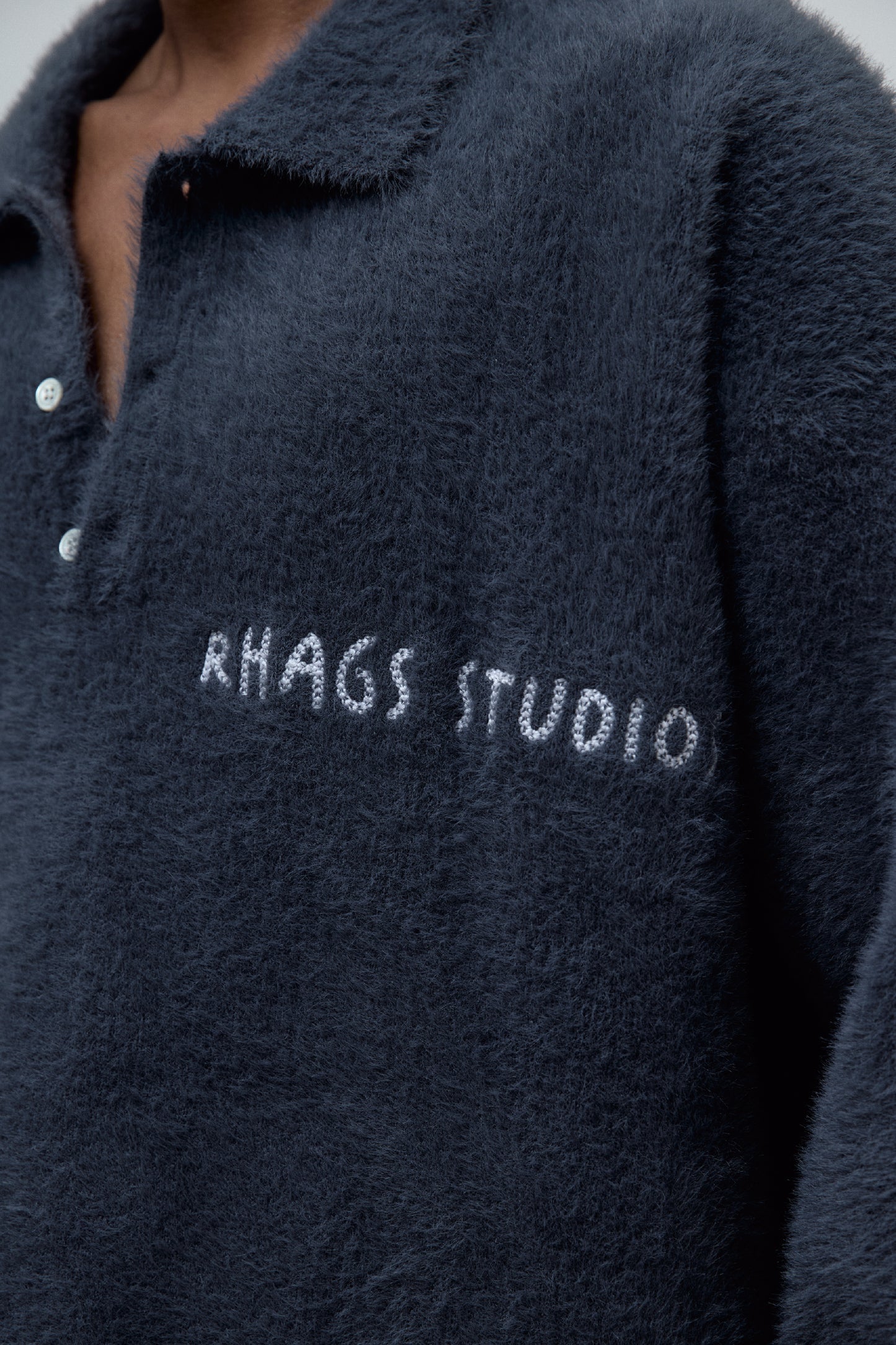RHAGS STUDIOS MOHAIR KNIT SWEATER